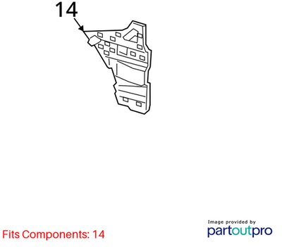 2019-2026 BMW X5 G05 Rear Right Passenger Bumper Support Brackets SET 8069248