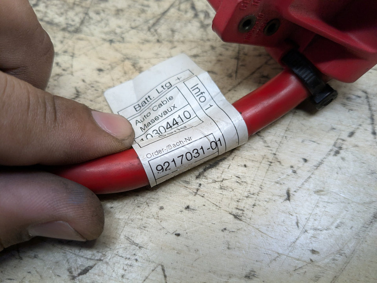 OEM BMW E84 E82 E88 E90 E92 335 M3 Battery Plus Pole Terminal Positive Red Cable