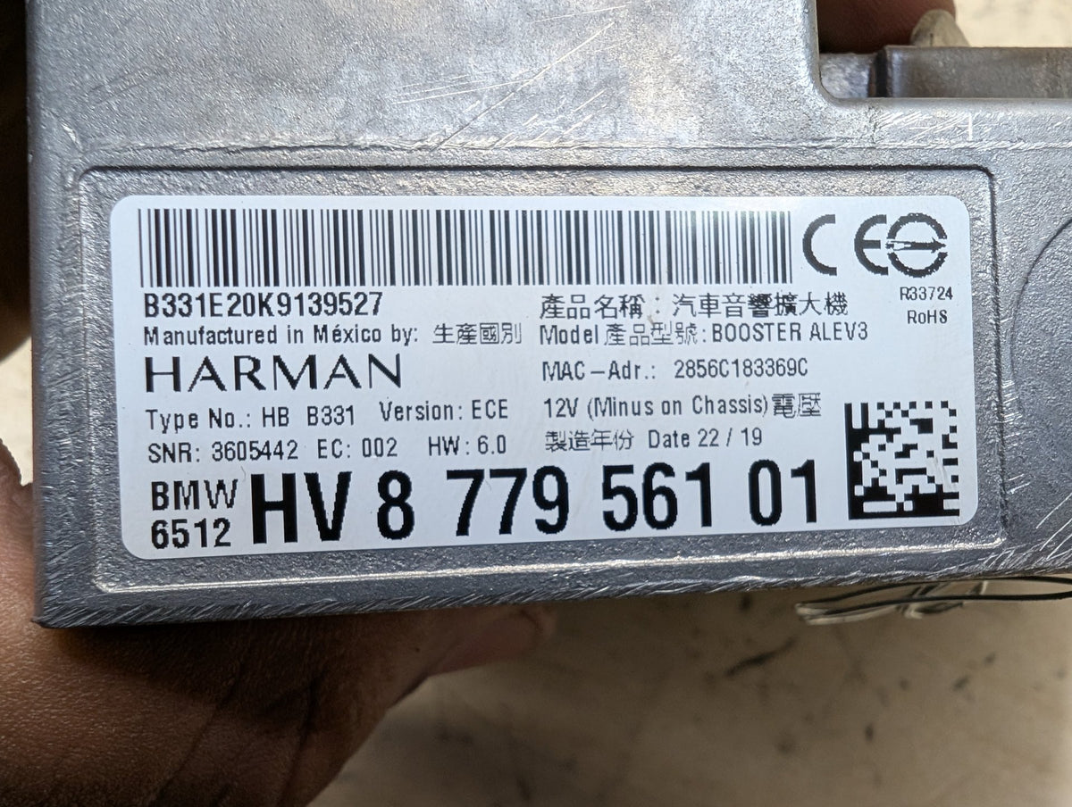 OEM BMW G01 G05 G07 G12 G20 G22 G29 Top-Hifi Radio Sound Amplifier HARMAN KARDON