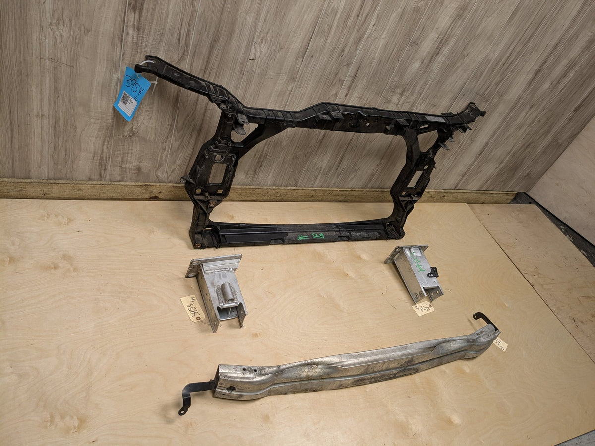 2008-2017 Audi S5 8T Front Upper Radiator Tie Bar Panel Support 8E0010560 OEM AUDI A4 A5 S4 S5 Front Radiator Support Bumper Impact Bar Brackets SET OEM