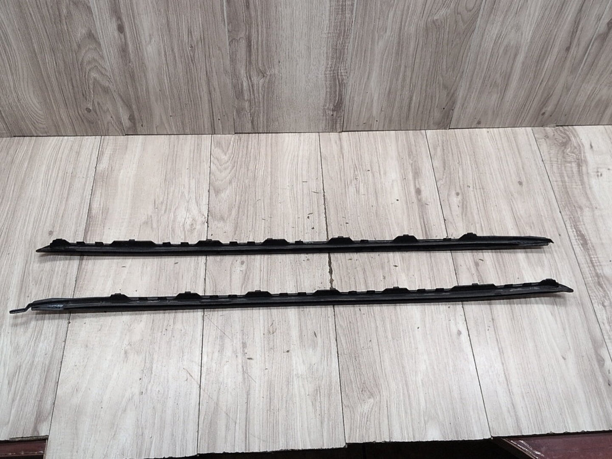 2015-2019 BMW X6 F86 Front Left Right Side Windshield Drip Trim Molding SET 7462217 OEM
