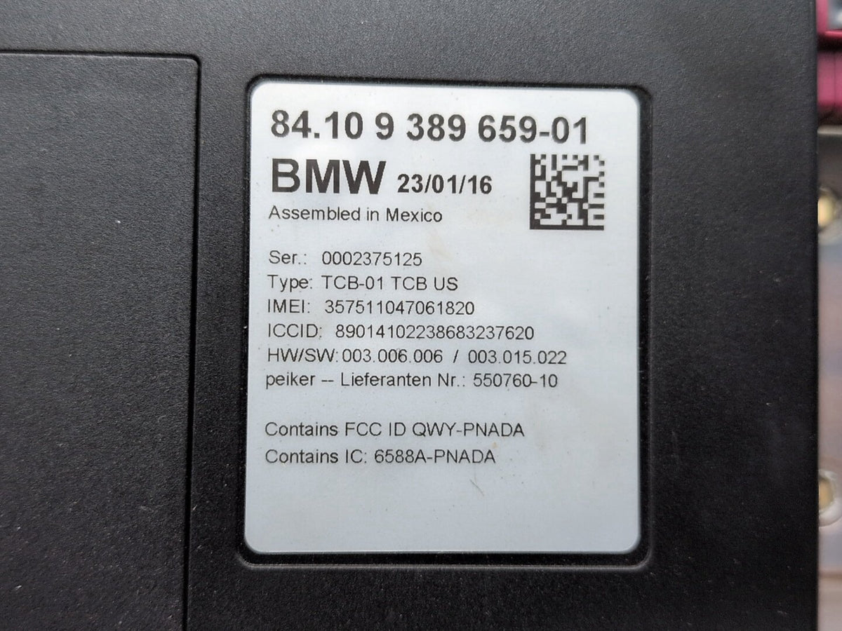 12-18 OEM BMW F32 F10 F13 i3 X3 X4 X5 F15 F16 F85 Telematics Control Unit Module