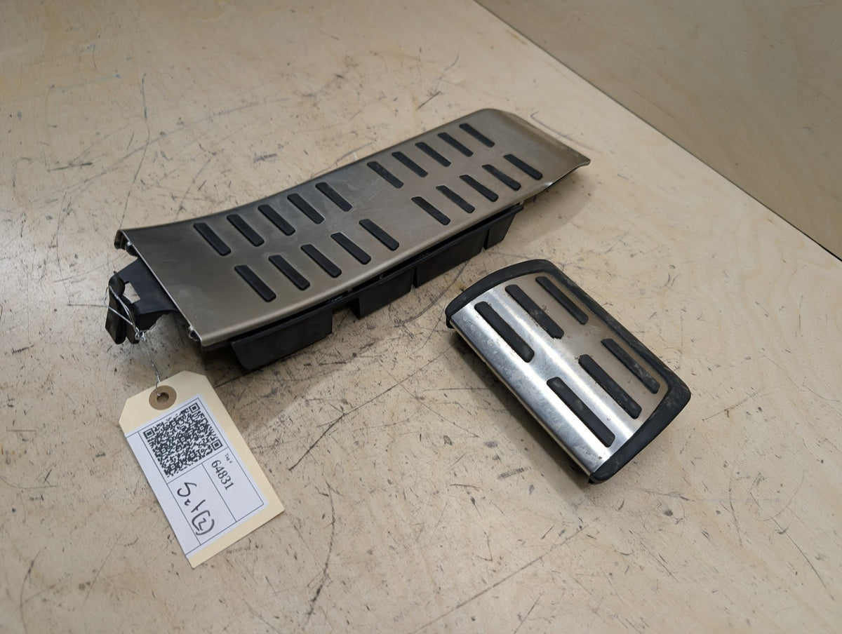 2011-2017 Audi RS5 8T Aluminum Gas Accelarator Pedal Cover SET 8K1864777A OEM