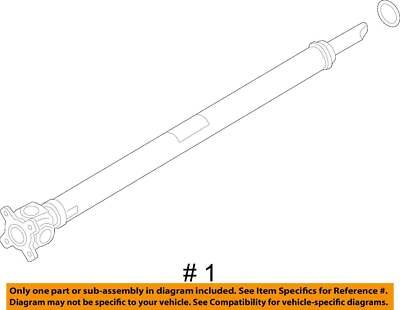 16-22 OEM BMW G01 G12 G14 G15 G16 G30 F90 M5 Drive Shaft Driveshaft Front Output