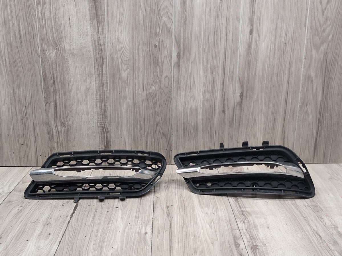 2009-2012 Mercedes E550 W212 Front Bumper Cover Grilles SET A2128851753 OEM
