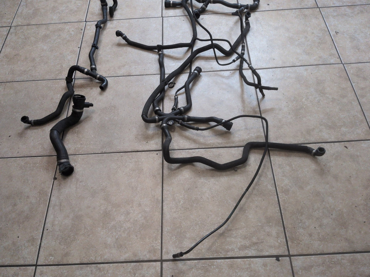 2011-2016 BMW M5 F10 Engine Radiator Cooling Coolant Pipe Hoses SET 8386545 OEM