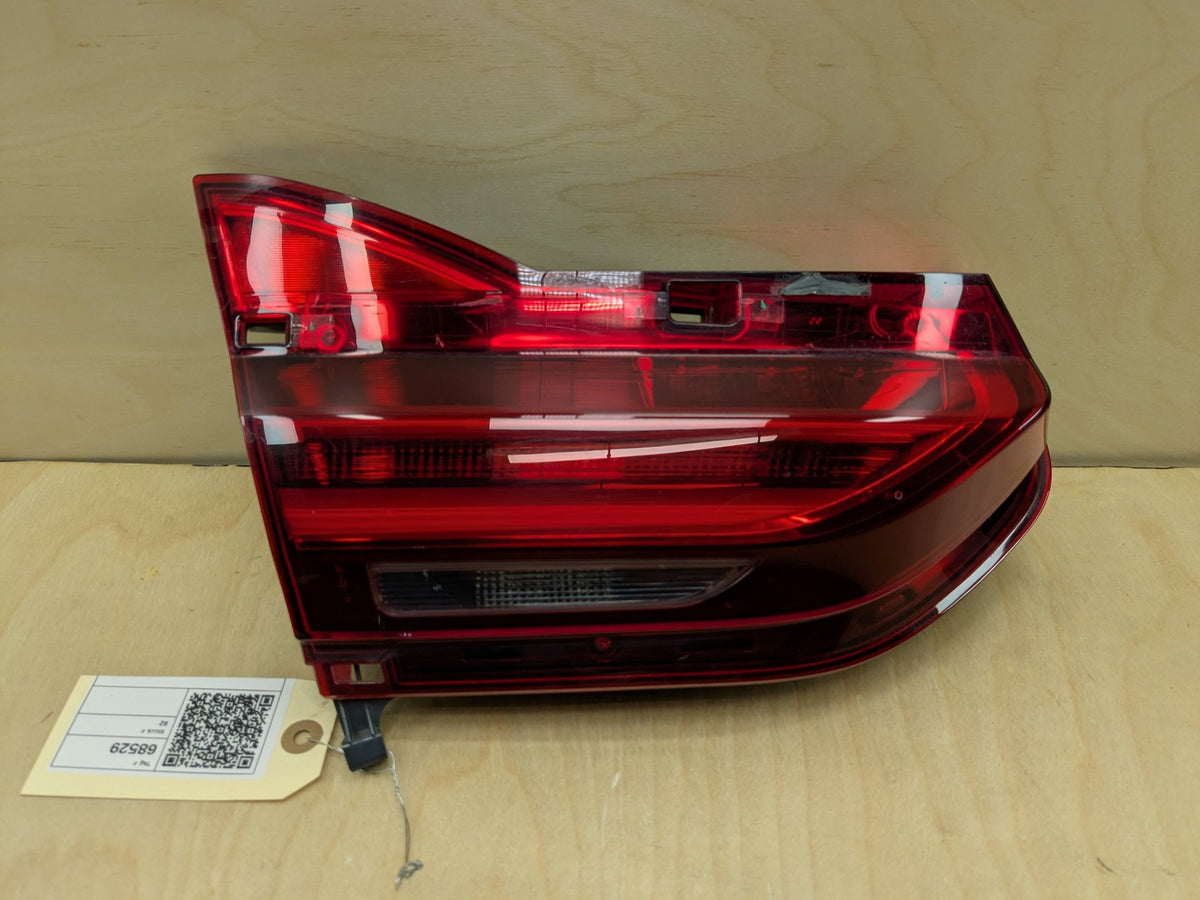 16-19 OEM BMW G11 G12 740 750 M760 Rear Left Driver Trunk Inner Stop Tail Light