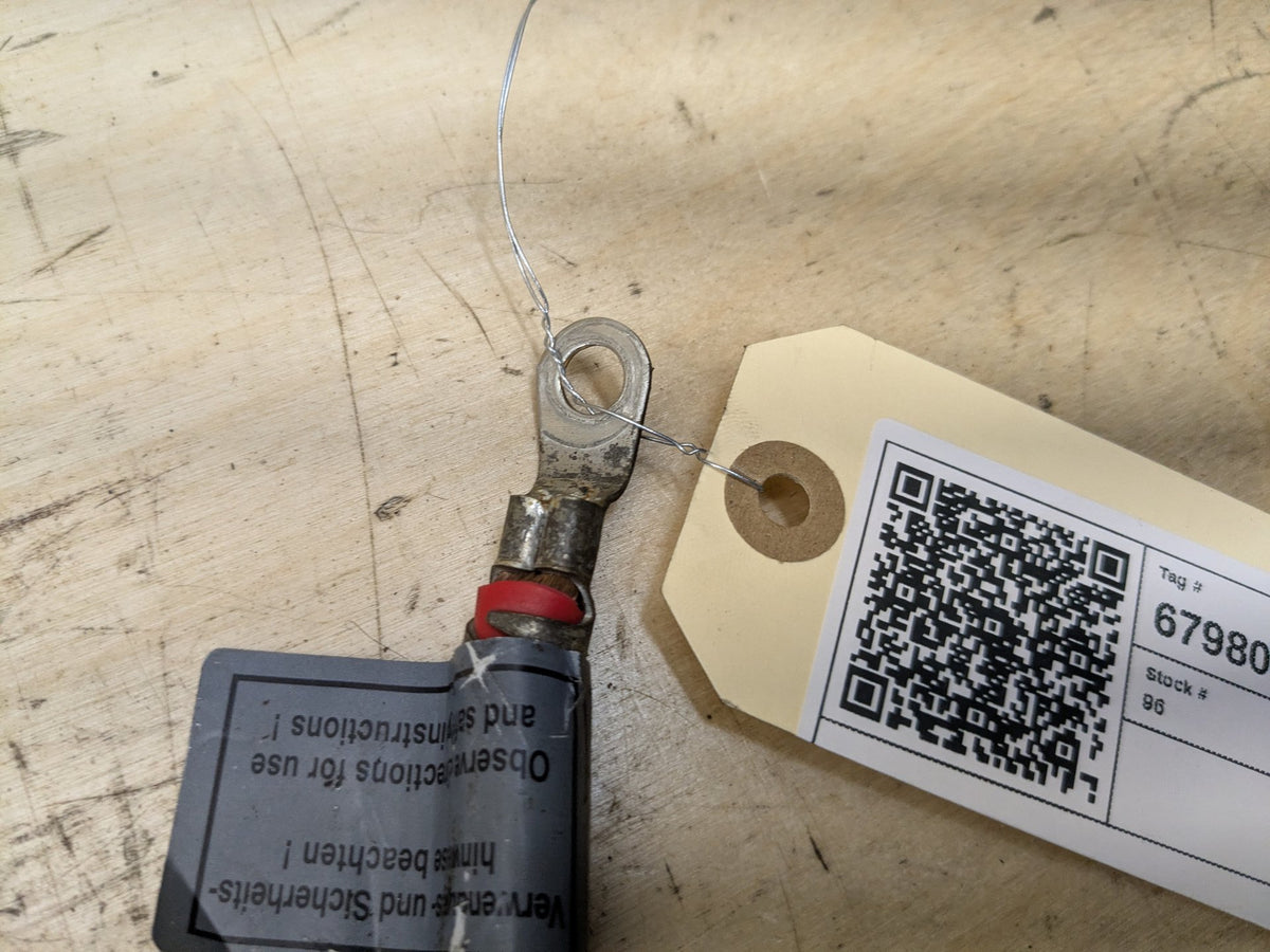 OEM BMW E82 E88 E90 E92 328 335 M3 Battery Plus Pole Terminal Positive Red Cable