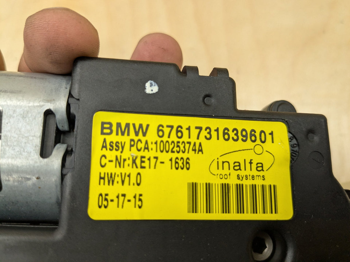 OEM BMW MINI E84 F15 F25 F54 F55 F56 F60 Panoramic Sunroof Drive Motor Actuator