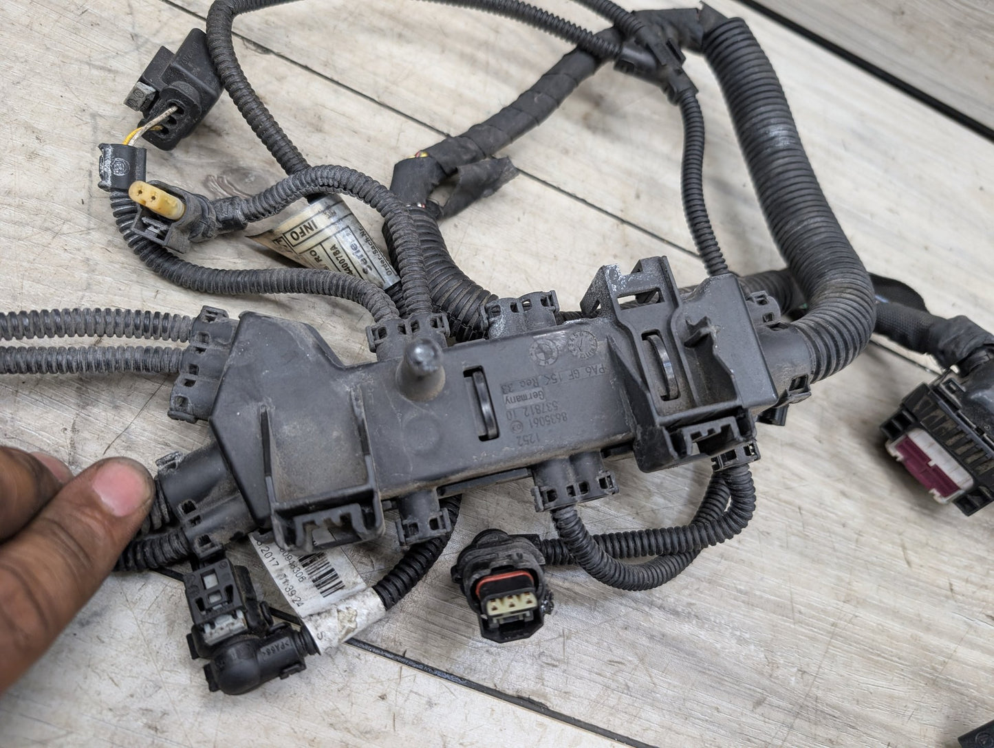 BMW F30 340i B58B30M0 Engine Motor Wiring Wire Harness 8631665