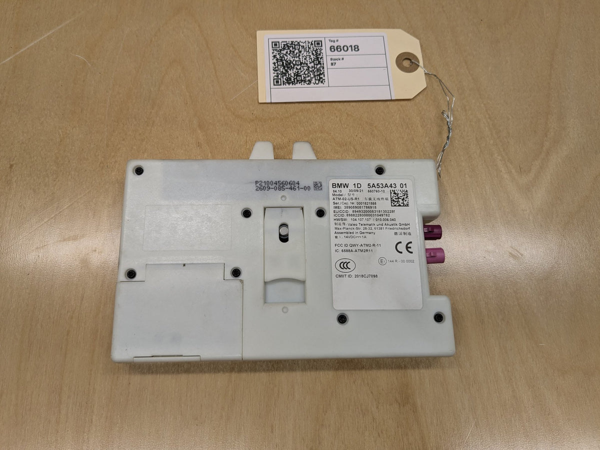 OEM BMW F44 G01 G05 G12 G20 G22 G26 G30 G80 G82 Telematics Control Module Unit