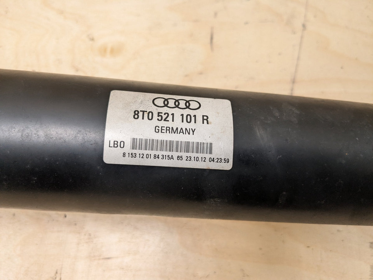 13-16 OEM Audi RS5 Rear Propeller Driveshaft Drive Shaft PN: 8T0521101R