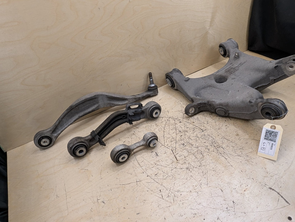 09-18 OEM BMW F02 F06 F10 F13 Rear Right Passenger Upper Lower Control Arm SET