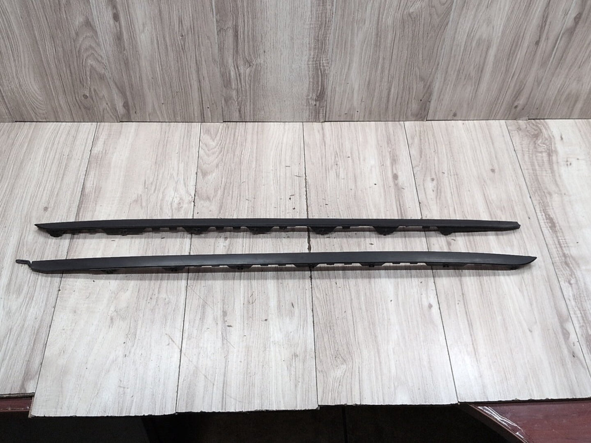 2015-2019 BMW X6 F86 Front Left Right Side Windshield Drip Trim Molding SET 7462217 OEM