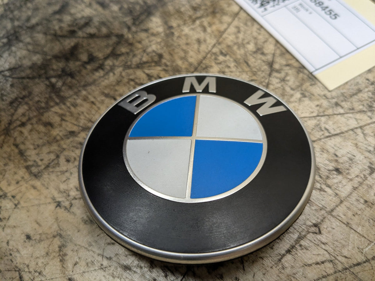 OEM BMW E90 F02 F22 F30 F32 F36 F80 F87 M3 M4 Rear Trunk Lid Round Emblem 74mm
