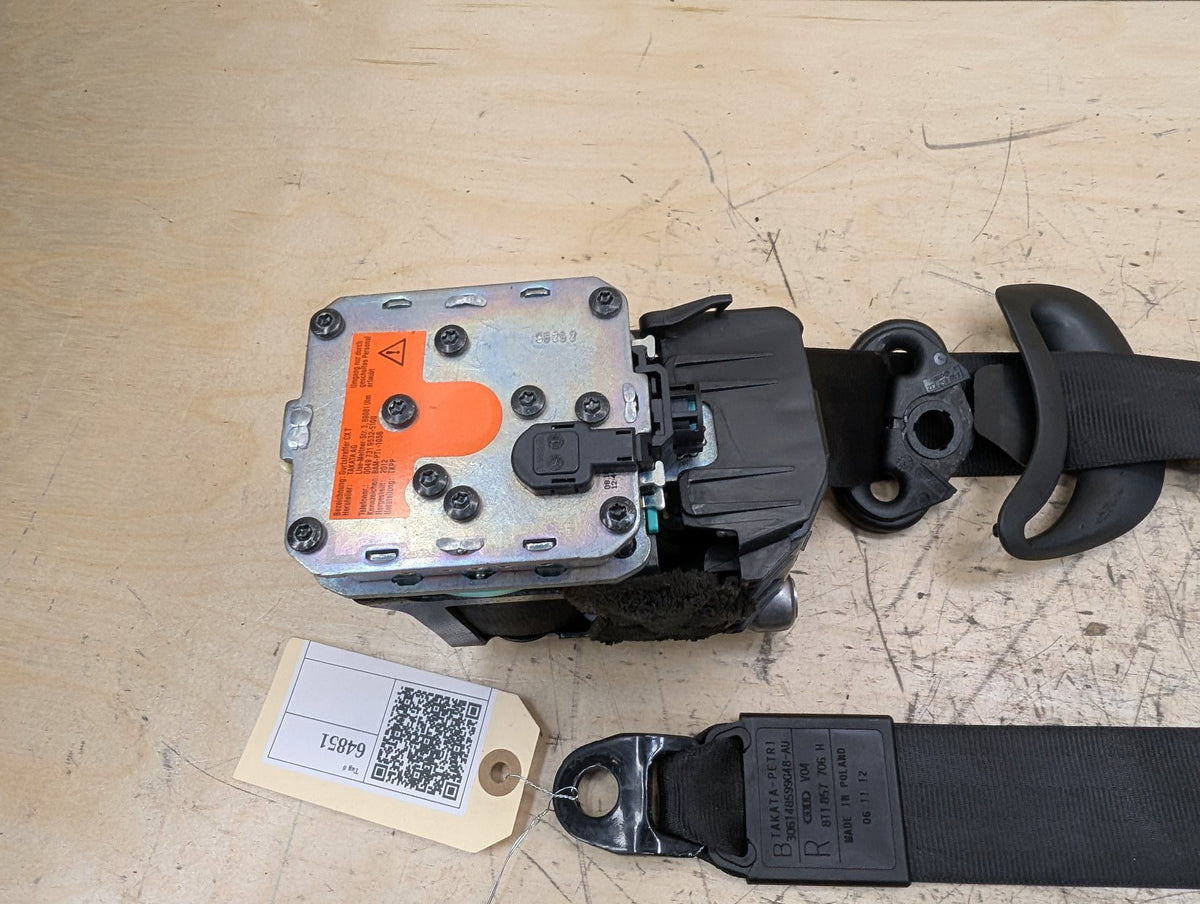 2011-2017 Audi RS5 8T Front Right Passenger Seatbelt Seat Belt Retractor 8T0857706 OEM