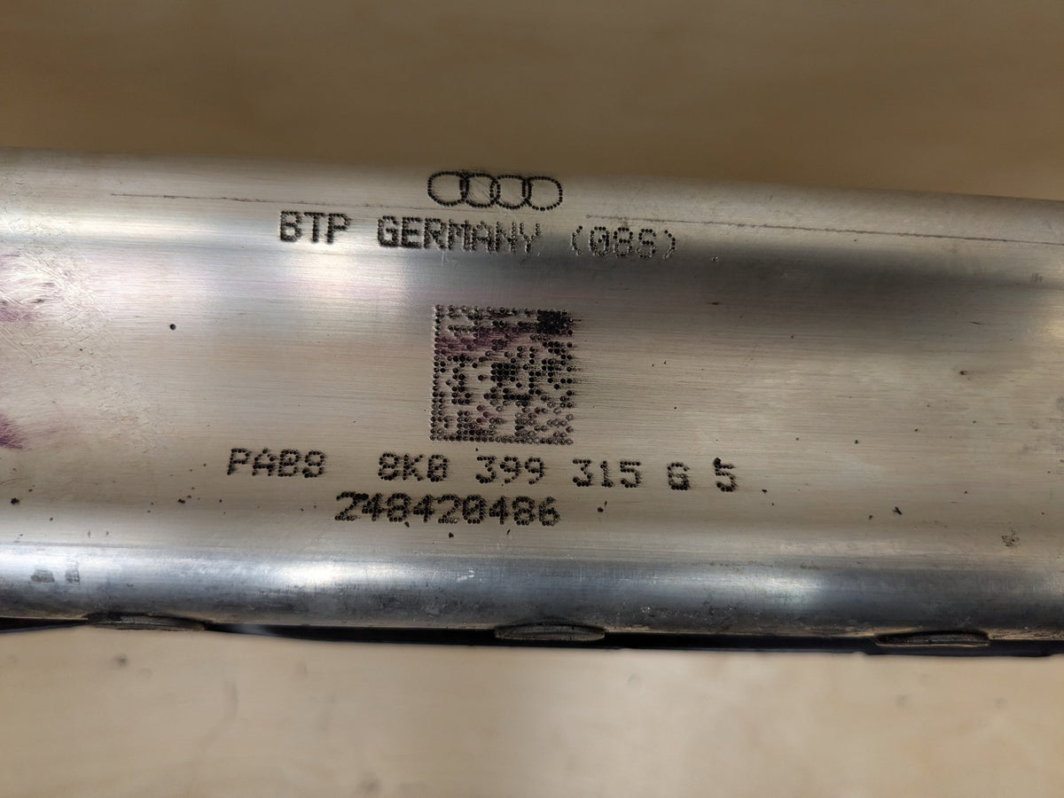 2013 Audi S5 8T- Fron S5 8T Front Axl Axle Support Crossmember Subframe PN: 8K03upport Crossmember Subframe 8K0399315G