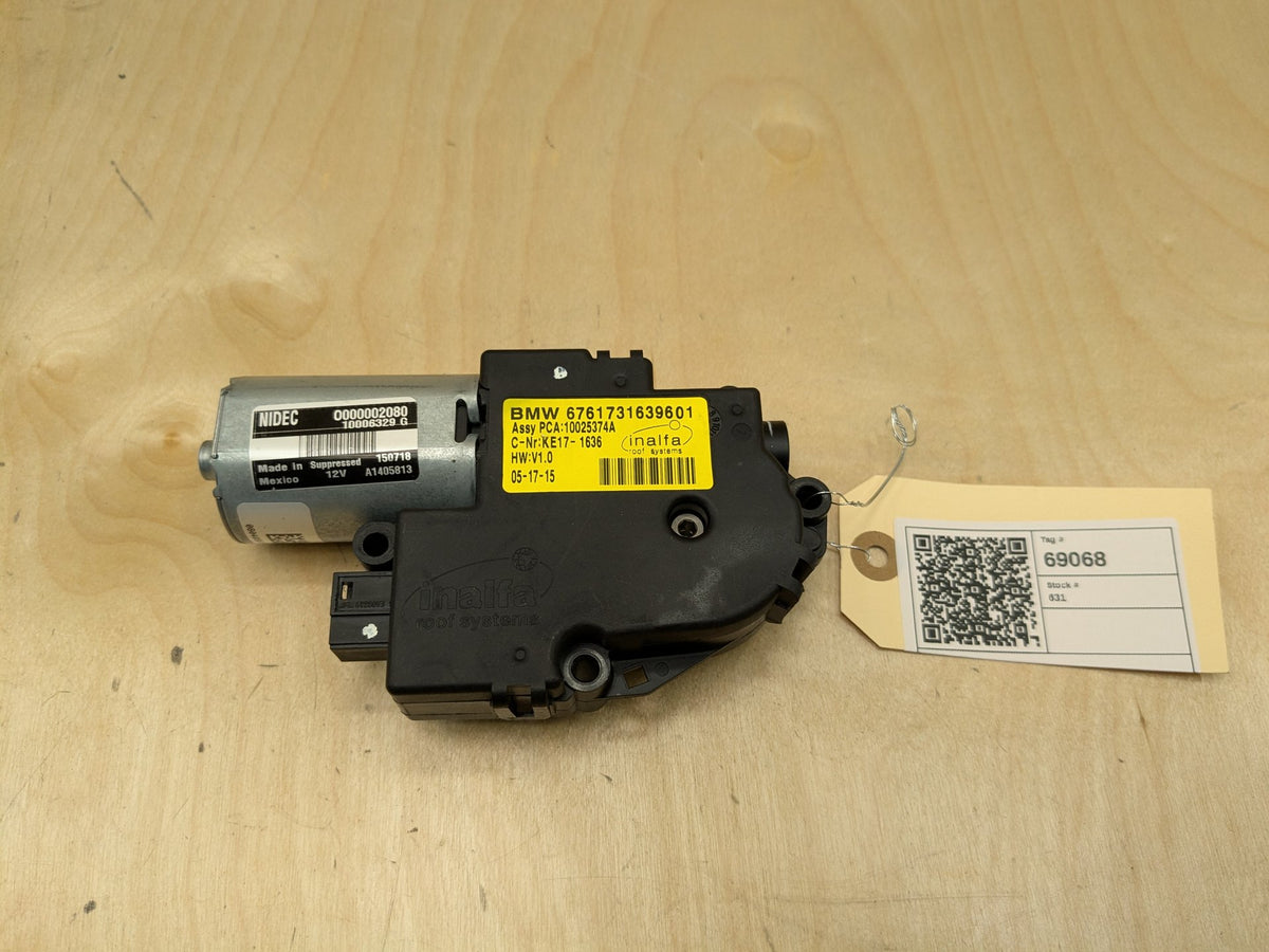 OEM BMW MINI E84 F15 F25 F54 F55 F56 F60 Panoramic Sunroof Drive Motor Actuator