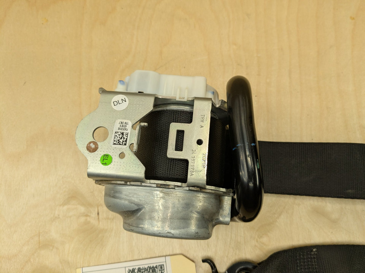 OEM BMW F97 G01 G02 X3 REAR Right Passenger Seat Belt Seatbelt Retractor Black