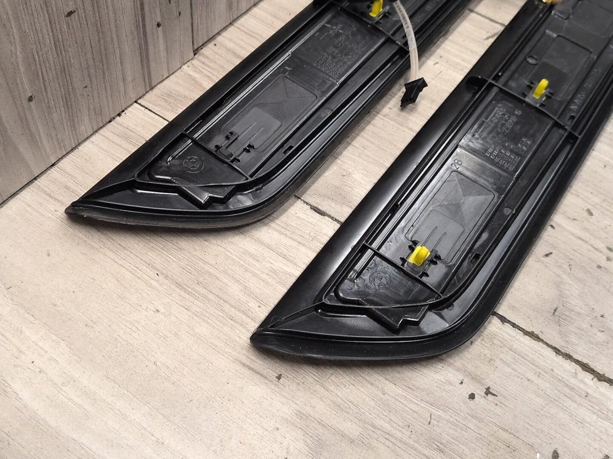 2012-2018 BMW M6 F06 Front Rear Left Right Scuff Plate Door Sill SET 7277249 OEM