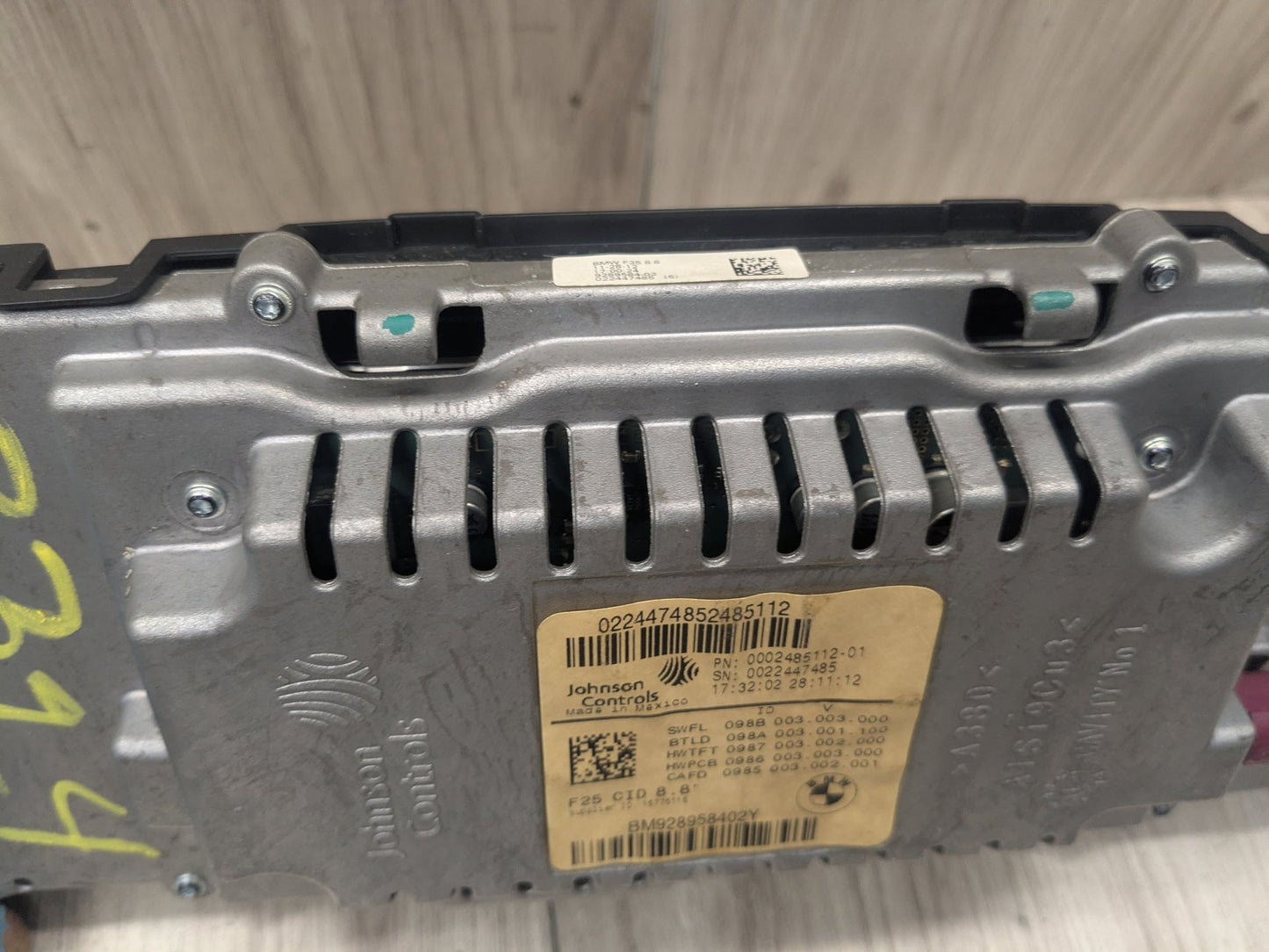 2011 - 2017 BMW X3 F25 Monitor Display Screen 9289584 N20B20O0