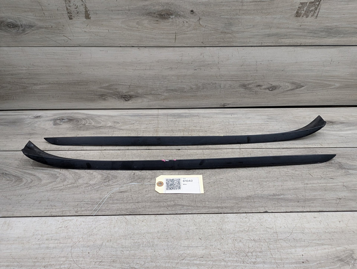 2006-2011 BMW 328i E90 Front Left Right Side Windshield Drip Trim Molding SET 7179253 OEM