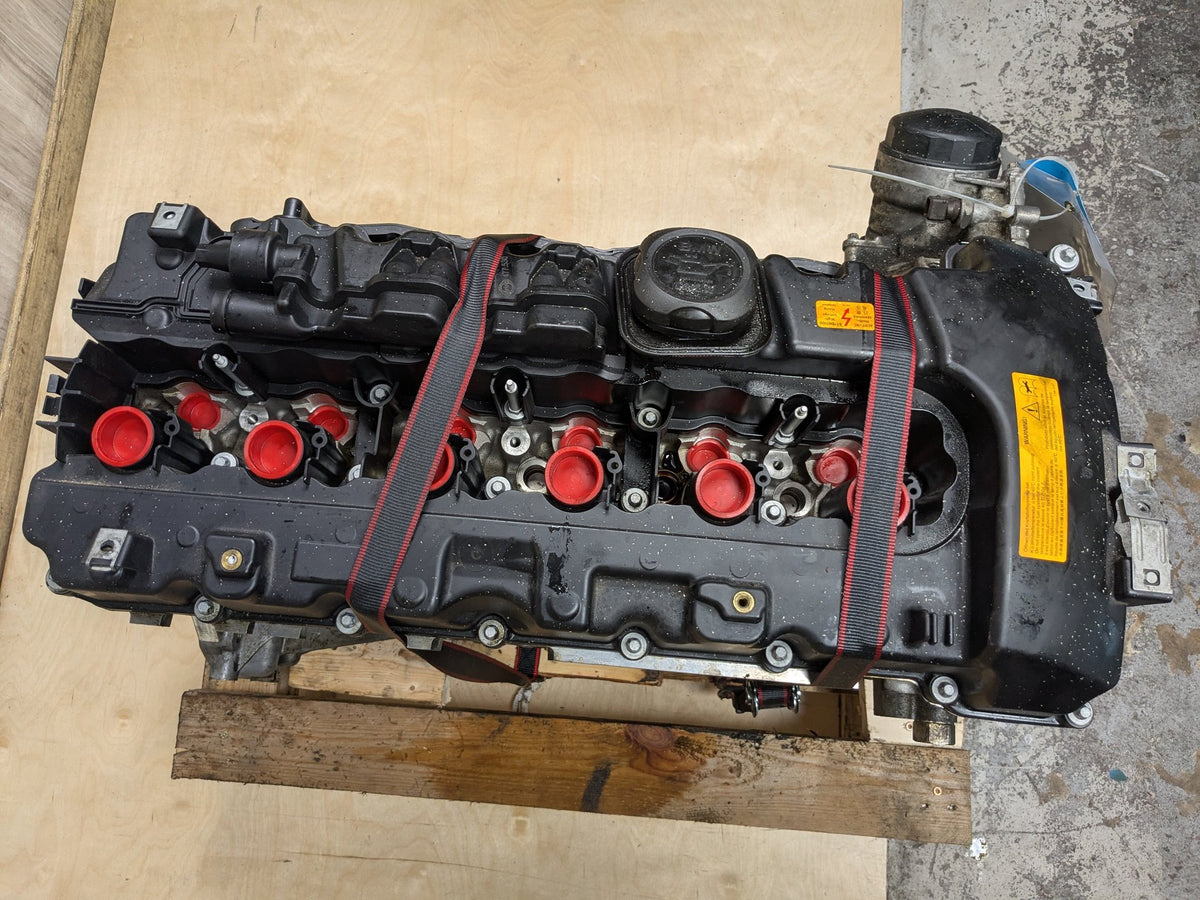 Video 07-09 OEM BMW E88 E92 E93 E90 Long Block 8 Bolt N54 RWD ENGINE MOTOR 171k