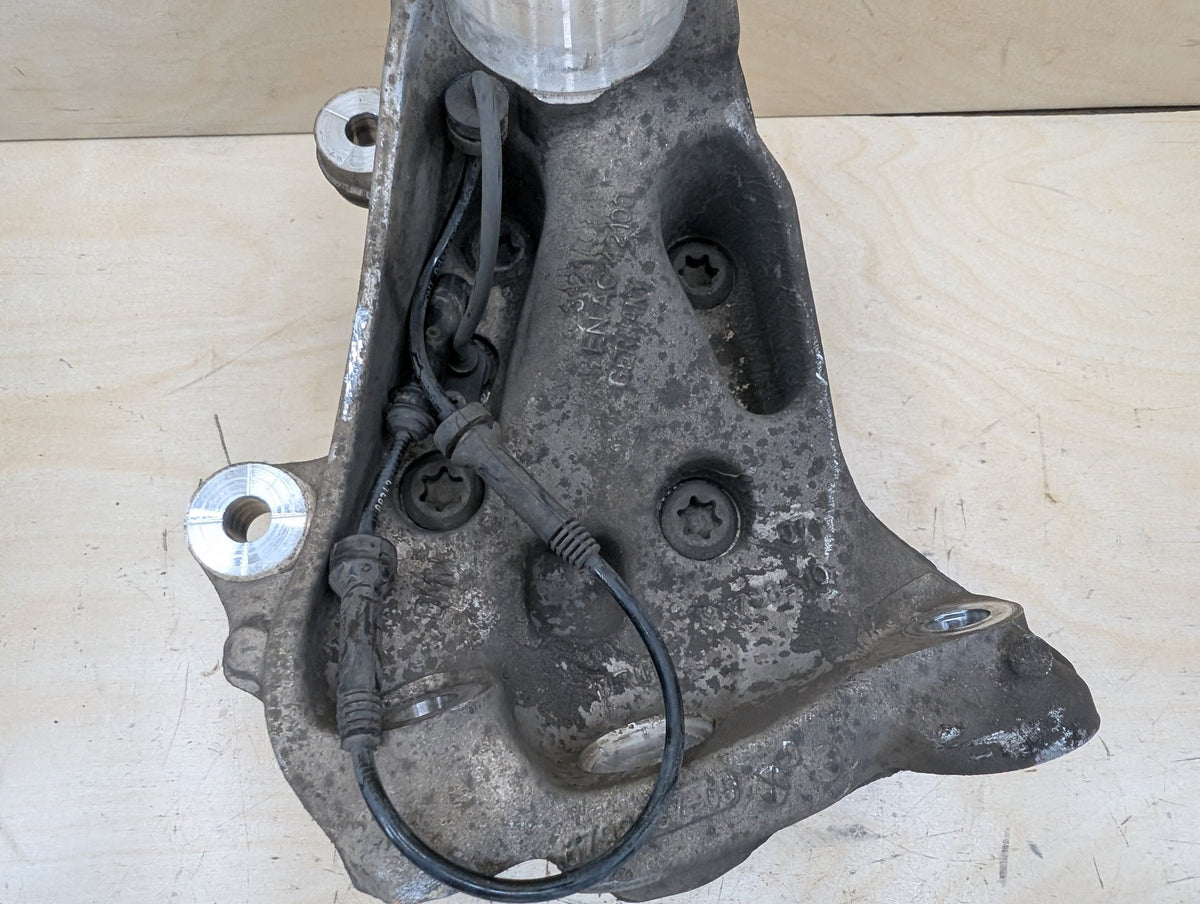 2012-2018 BMW 328i F30 Front Left Driver Spindle Knuckle w/ Bearing 6792287 OEM