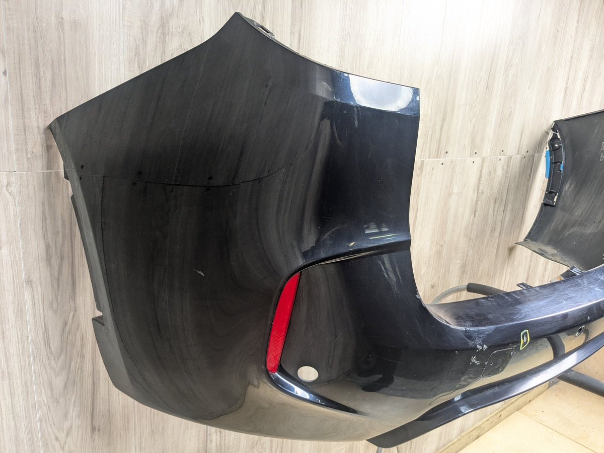 DAMAGE 15-18 BMW F85 X5M Rear Bumper Cover w/ Diffuser Assembly Black 416