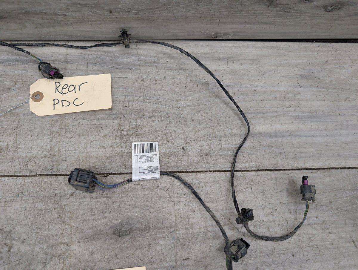 18-21 OEM BMW G01 F97 X3 REAR Bumper Parking Sensors PDC Wiring Wire Harness