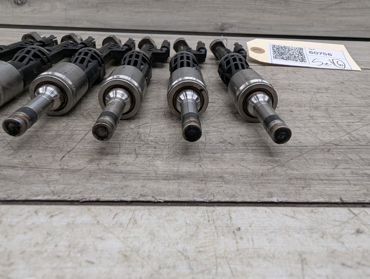 2011-2016 BMW F10 535i N55B30M0 Engine Motor Injector SET 7568607