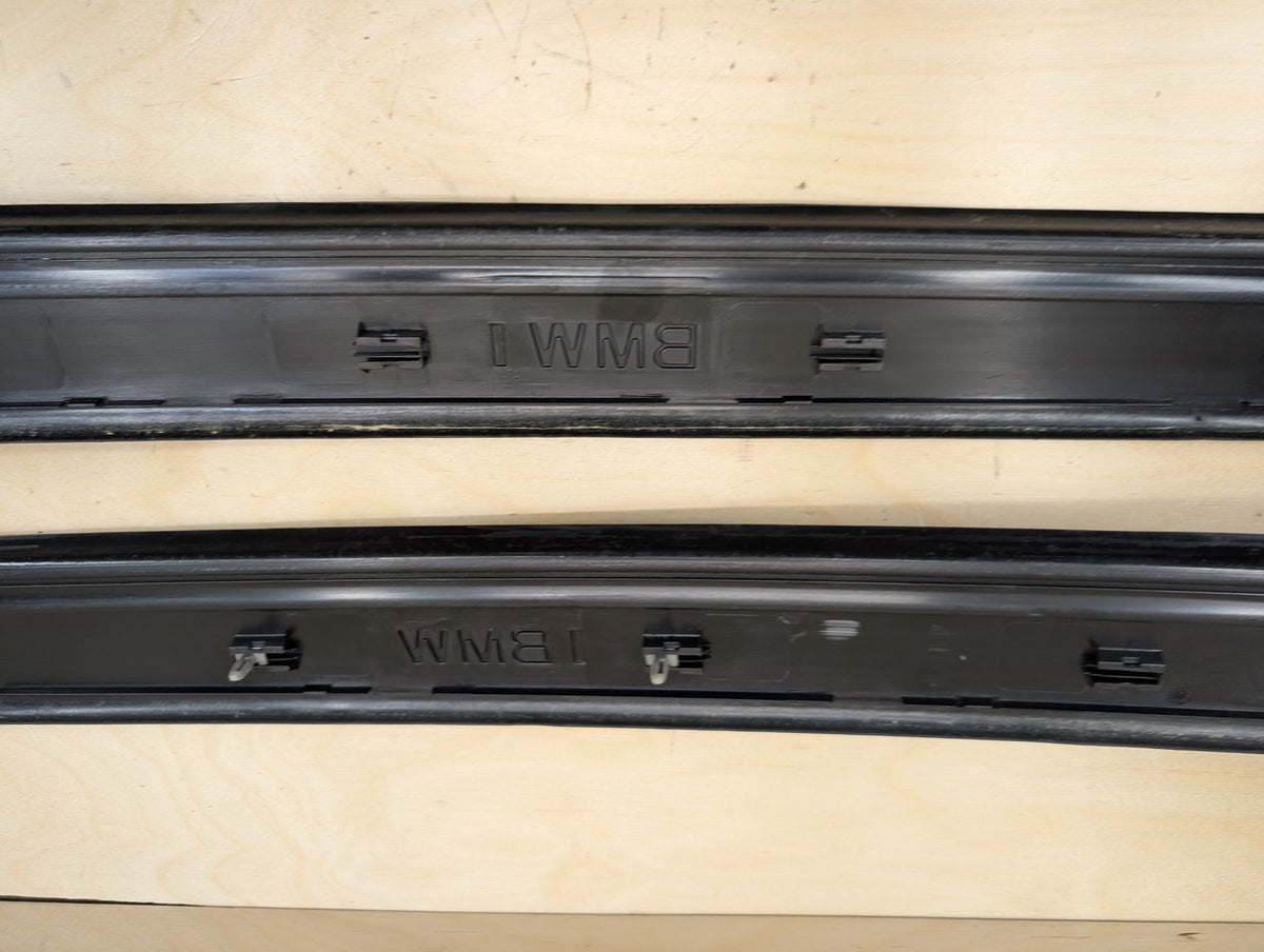 2007-2013 BMW 335i E93 Front Left Right Scuff Plate Door Sill SET 7178597 OEM