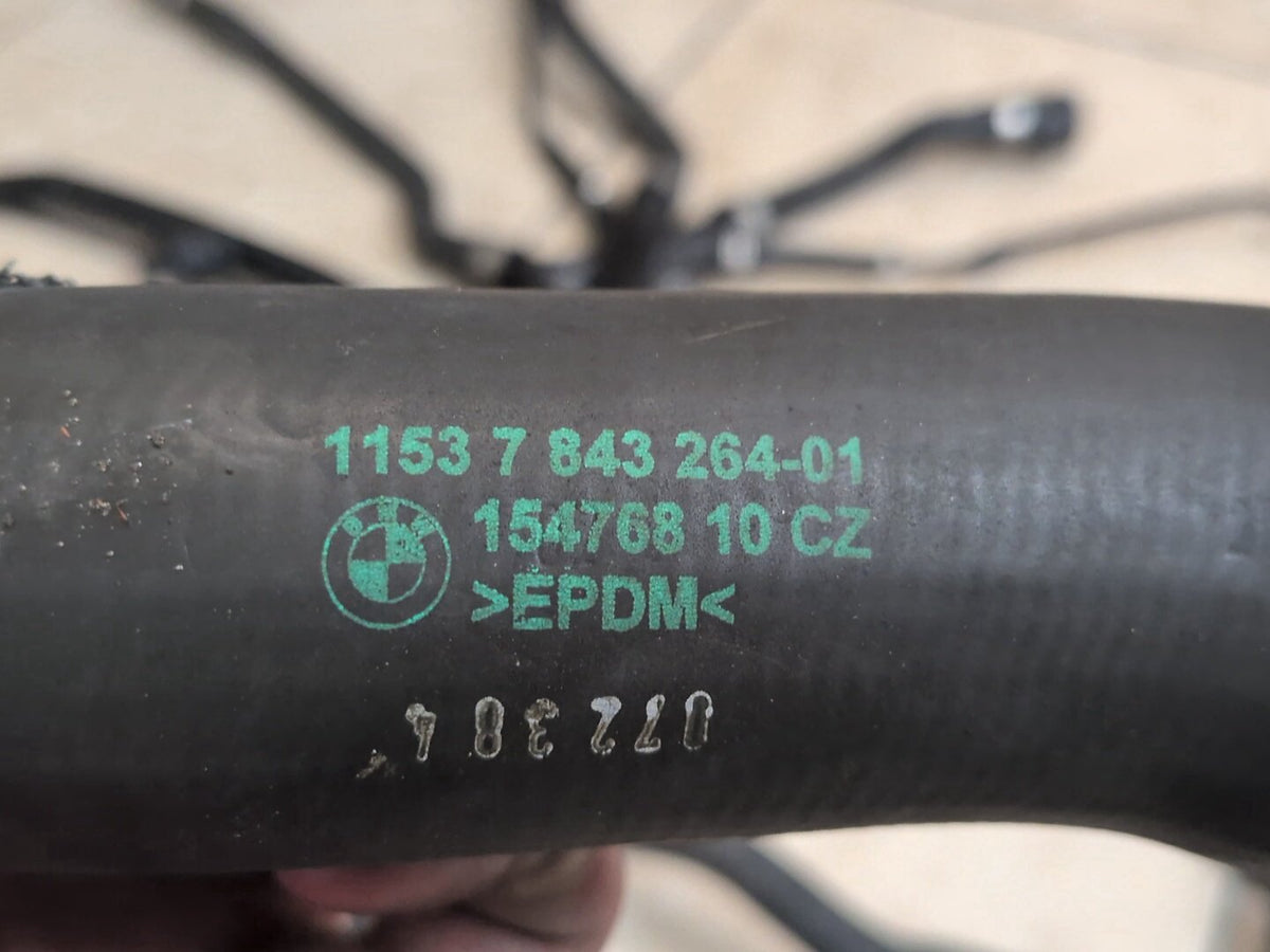2012-2018 BMW F06 M6 Engine Radiator Cooling Coolant Pipe Hoses SET 7843264