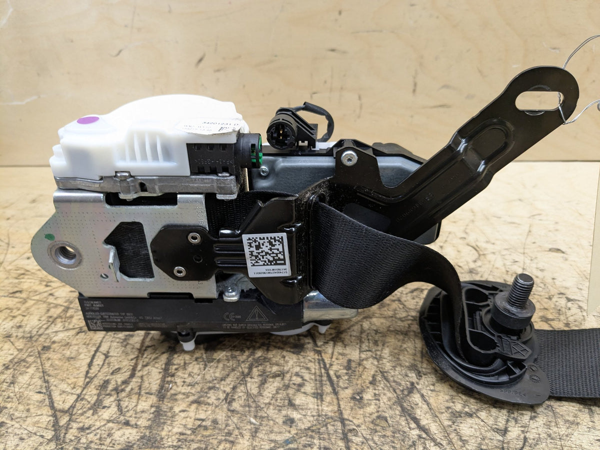 16-22 OEM BMW G11 G12 740 750 M760 Front Left Driver Seat Belt Retractor Black
