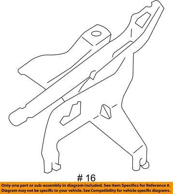 14-19 OEM BMW F15 F16 F85 F86 X5 X6 Left Right Hood Hinge Support Bracket SET