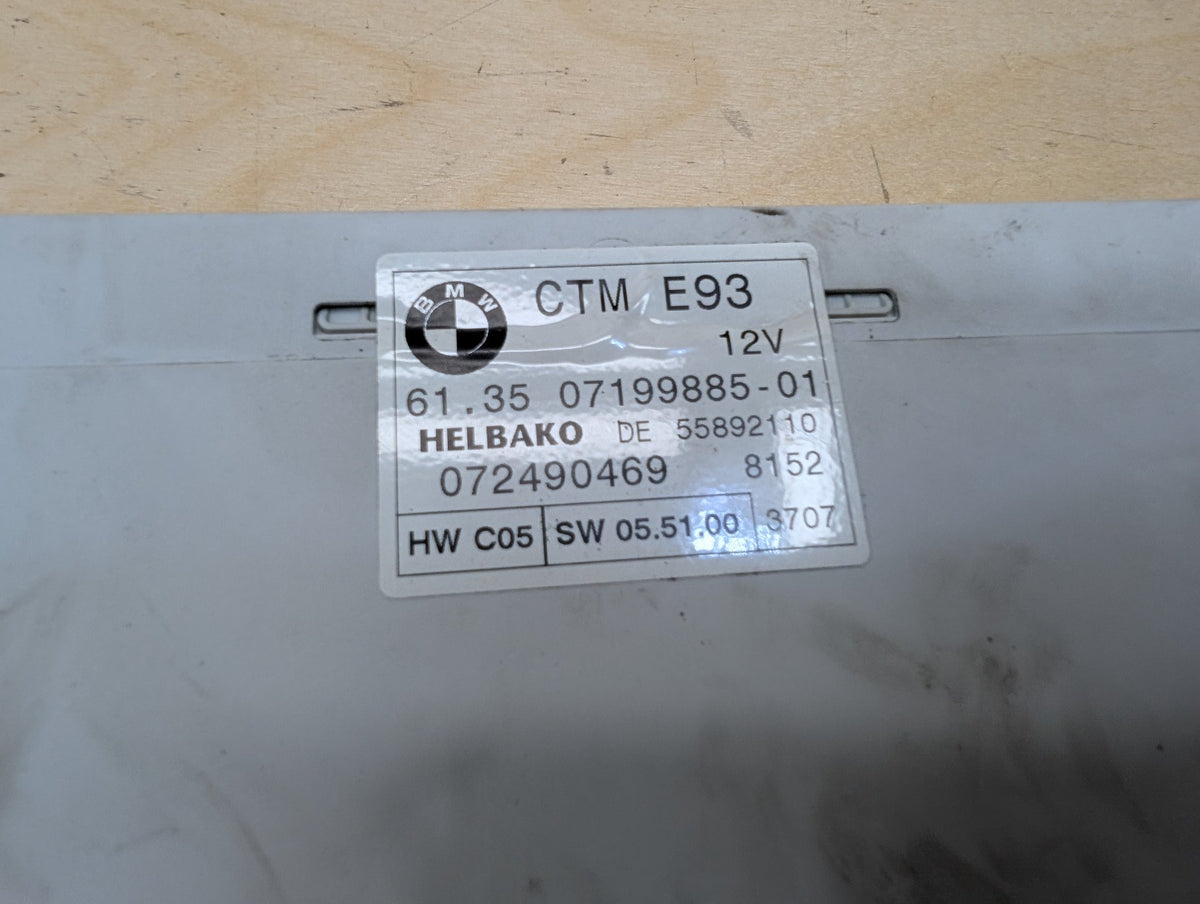 2007-2013 BMW 335i E93 Convertible Top Control Module 7199885 OEM