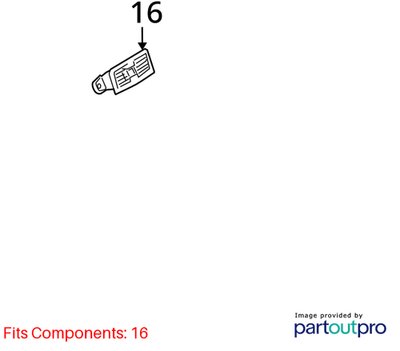 2006-2011 BMW 328i E90 Rear Center Console Air Vent Grille 7129556 OEM