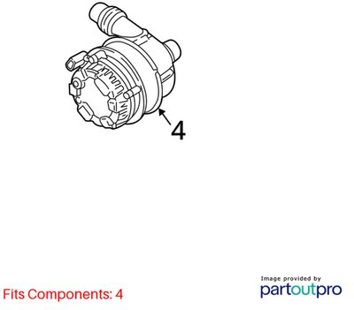 OEM BMW F22 F30 F32 F36 F80 M3 M4 Engine B46 S55 Auxiliary Electric Water Pump