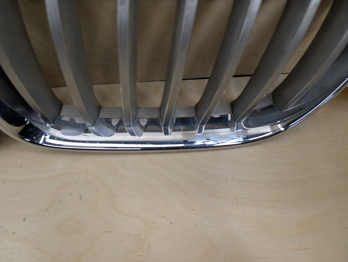 2011-2016 BMW X3 F25 Front Left Right Upper Bumper Cover Kidney Grilles SET 7210725 OEM