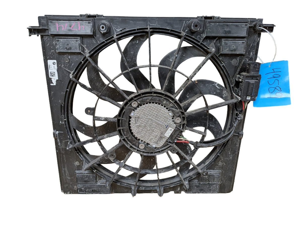18-24 OEM BMW G01 G02 X3 X4 30i 30iX B46 Radiator Cooling Fan Shroud Motor 600W