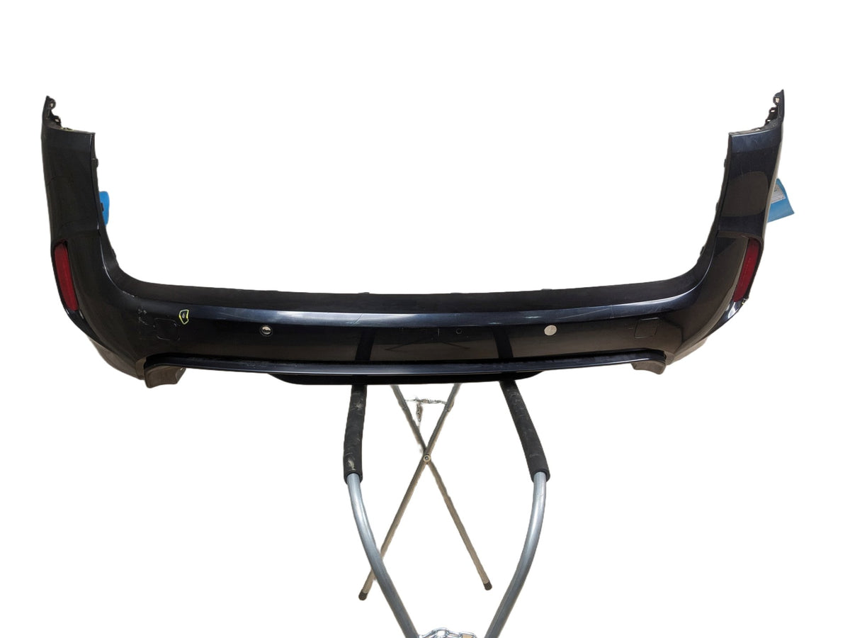 DAMAGE 15-18 BMW F85 X5M Rear Bumper Cover w/ Diffuser Assembly Black 416