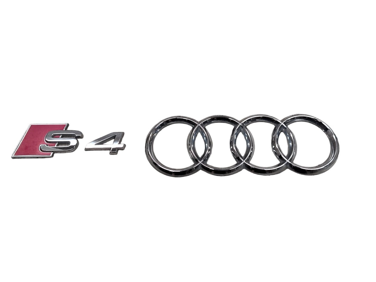 2010-2016 Audi S4 Rear Liftgate Trunk Lid Emblem Badge SET PN: 8D0853737G