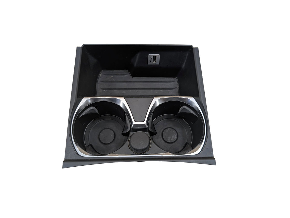 16-19 OEM BMW G11 G12 740 750 M760 Center Console Cup Holder USB Charging Port