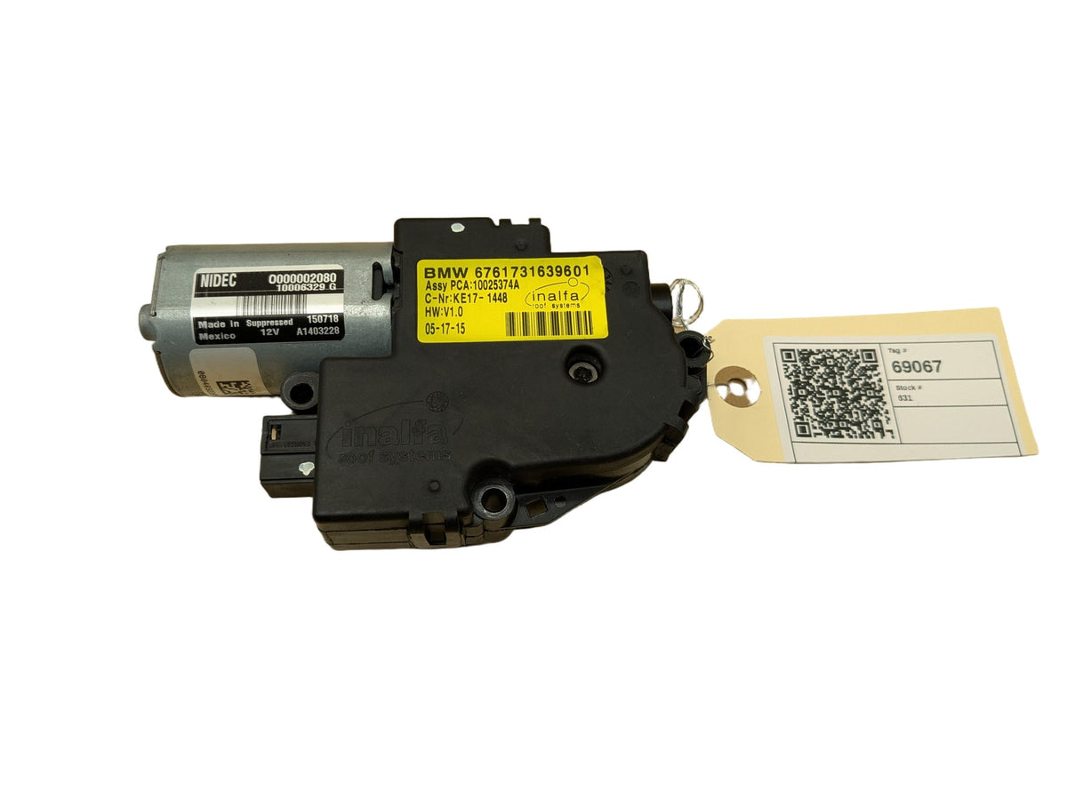 OEM BMW MINI E84 F15 F25 F54 F55 F56 F60 Panoramic Sunroof Drive Motor Actuator