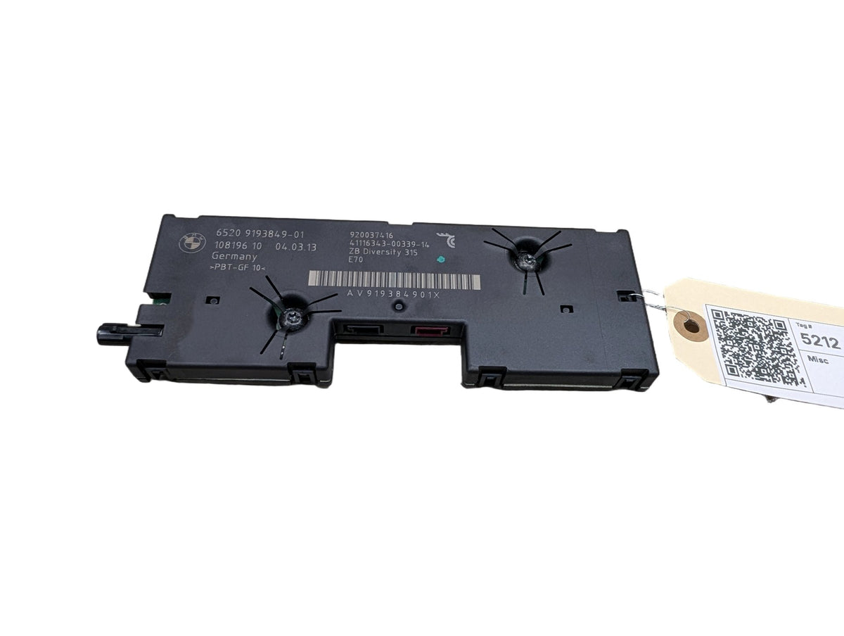 06-13 OEM BMW E70 X5 X5M Antenna Amplifier Diversity Receiver Module 315 MHZ