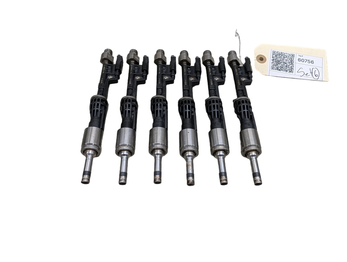2011-2016 BMW F10 535i N55B30M0 Engine Motor Injector SET 7568607
