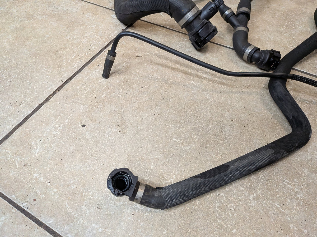 2012-2018 BMW F06 M6 Engine Radiator Cooling Coolant Pipe Hoses SET 7843264