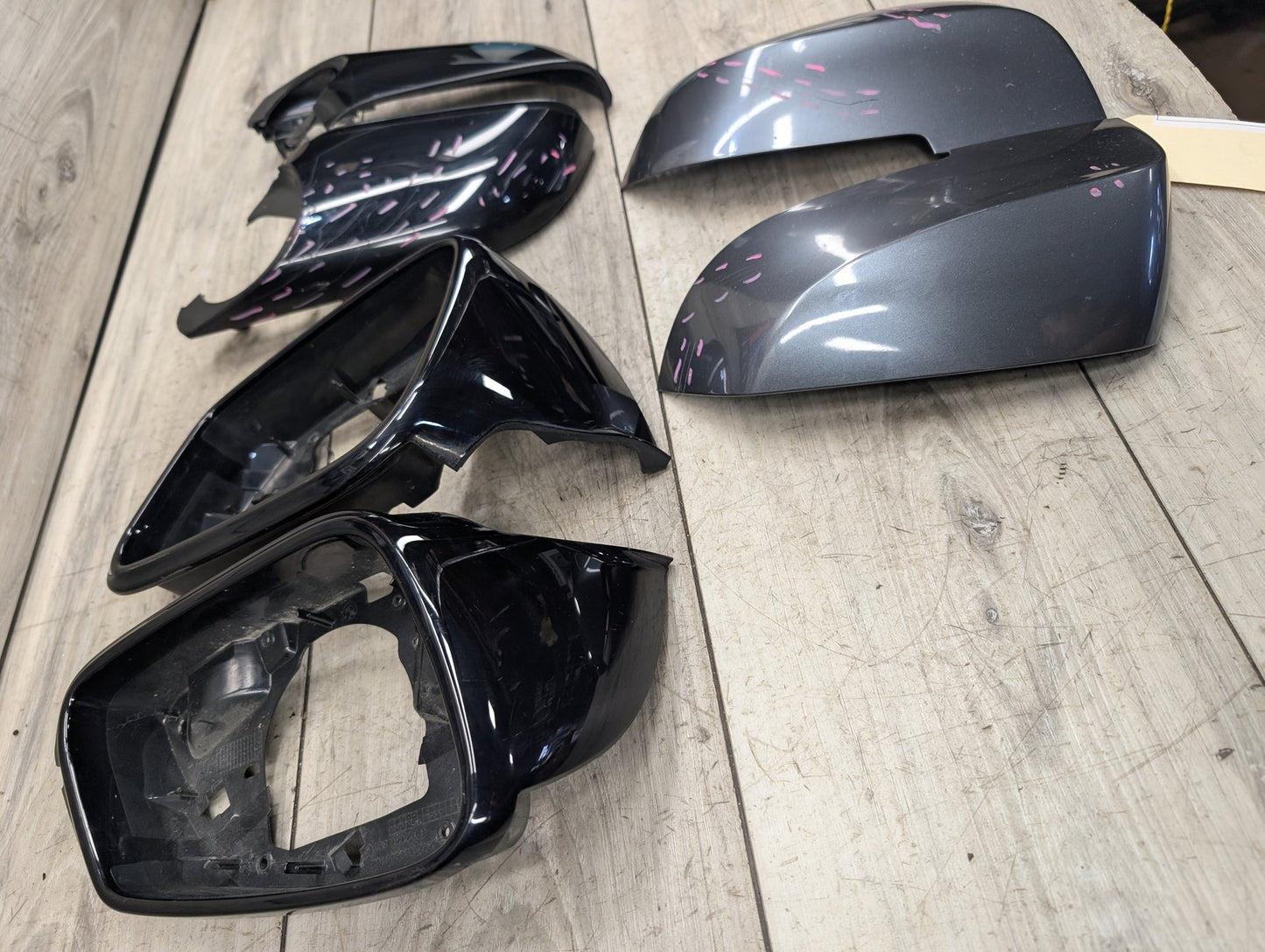 12-20 OEM BMW F30 F32 F33 F36 Front Left Right Side Mirror Cap Covers SET