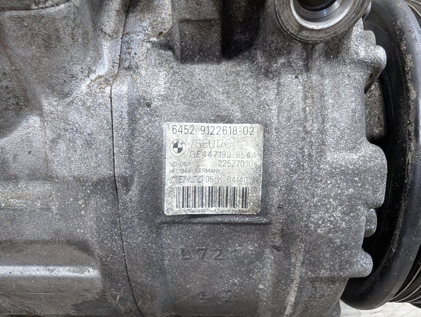 OEM BMW E82 E84 E90 E92 E93 Engine N51 N52 AC Compressor Clutch A/C Pump Pulley
