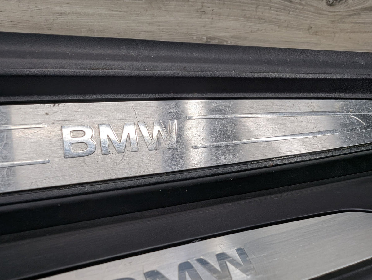 2014-2019 BMW 340 F34 Front Rear Left Right Scuff Plate Door Sill SET 7410460